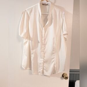 Elegant Cream Women's Blouse